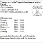 Unternehmen 1 Bild TIERARZTPRAXIS FÜR TIERVERHALTENSTHERAPIE MATINA RAISCH Ärzte am München BY