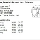 Unternehmen 1 Bild TIMA, DOMINIK DR.MED.DENT. ZAHNARZT Ärzte am München BY
