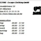 Unternehmen 1 Bild TIMEZONE - ESCAPE CLOTHING GMBH Textil, Bekleidung Einzelhandel am München BY