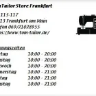 Unternehmen 1 Bild TOM TAILOR STORE FRANKFURT Textil, Bekleidung Einzelhandel am Frankfurt Am Main HE