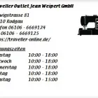 Unternehmen 1 Bild TRAVELLER OUTLET JEAN WEIPERT GMBH Produktion und Vertrieb von Textil/Bekleidung am Rodgau HE