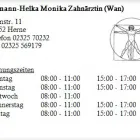 Unternehmen 1 Bild TYMANN-HELKA MONIKA ZAHNÄRZTIN (WAN) Ärzte am Herne NW