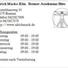 Unternehmen 1 Bild ULRICH MACK E.KFM. BREMER-ASSEKURANZ-BÜRO Versicherung am Bremen HB