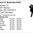 Unternehmen 1 Bild UNÜTZER U-SPORTMODEN GMBH Textil, Bekleidung Einzelhandel am München BY