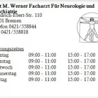 Unternehmen 1 Bild VEIT M. WERNER FACHARZT FÜR NEUROLOGIE UND PSYCHIATRIE Ärzte am Bremen HB