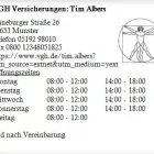 Unternehmen 1 Bild VGH VERSICHERUNGEN: TIM ALBERS Versicherung am Munster NI