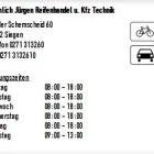 Unternehmen 1 Bild WEINLICH JÜRGEN REIFENHANDEL U. KFZ TECHNIK Werkstätten (Pkw) am Siegen NW
