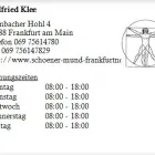 Unternehmen 1 Bild WILFRIED KLEE Ärzte am Frankfurt Am Main HE