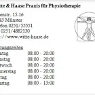 Unternehmen 1 Bild WITTE & HAASE PRAXIS FÜR PHYSIOTHERAPIE Ärzte am Münster NW