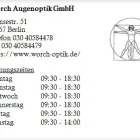 Unternehmen 1 Bild WORCH AUGENOPTIK GMBH Optiker am Berlin BE