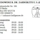 Unternehmen 1 Bild WUDOWENZ R. DR. ZAHNÄRZTE U. S. (HGS) Ärzte am Berlin BE
