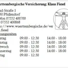 Unternehmen 1 Bild WÜRTTEMBERGISCHE VERSICHERUNG: KLAUS FIESEL Versicherung am Pfullendorf BW