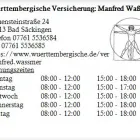 Unternehmen 1 Bild WÜRTTEMBERGISCHE VERSICHERUNG: MANFRED WAßMER Versicherung am Bad Säckingen BW