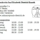 Unternehmen 1 Bild ZAHNÄRZTIN INA ELISABETH DIETRICH-KNAUTH Ärzte am Berlin BE
