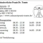 Unternehmen 1 Bild ZAHNÄRZTLICHE PRAXIS DR. TOMTE Ärzte am München BY
