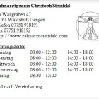 Unternehmen 1 Bild ZAHNARZTPRAXIS CHRISTOPH STEINFELD Ärzte am Waldshut-Tiengen BW