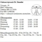 Unternehmen 1 Bild ZAHNARZTPRAXIS DR. SINSEDER Ärzte am München BY