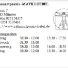 Unternehmen 1 Bild ZAHNARZTPRAXIS - MAYK LOEBEL Ärzte am Münster NW