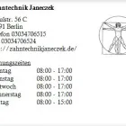 Unternehmen 1 Bild ZAHNTECHNIK JANECZEK Ärzte am Berlin BE
