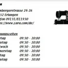 Unternehmen 1 Bild ZARA Textil, Bekleidung Einzelhandel am Erlangen BY