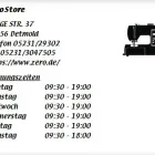 Unternehmen 1 Bild ZERO STORE Textil, Bekleidung Einzelhandel am Detmold NW