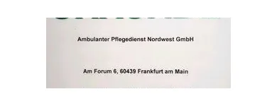 Unternehmen 1 Bild APN AMBULANTER PFLEGEDIENST NORDWEST GMBH Soziales & Gesellschaft am Frankfurt Am Main HE
