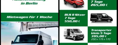 Unternehmen 10 Bild RENNTIER 24 LOGISTIK GMBH Verleihunternehmen, Vermietungsunternehmen, Vermittlungsunternehmen am Berlin BE