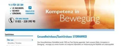 Unternehmen 4 Bild STORHAMED GMBH - GESUNDHEITSHAUS UND ORTHOPÄDIETECHNIK Orthopädie, Sanitätshäuser am Augsburg BY