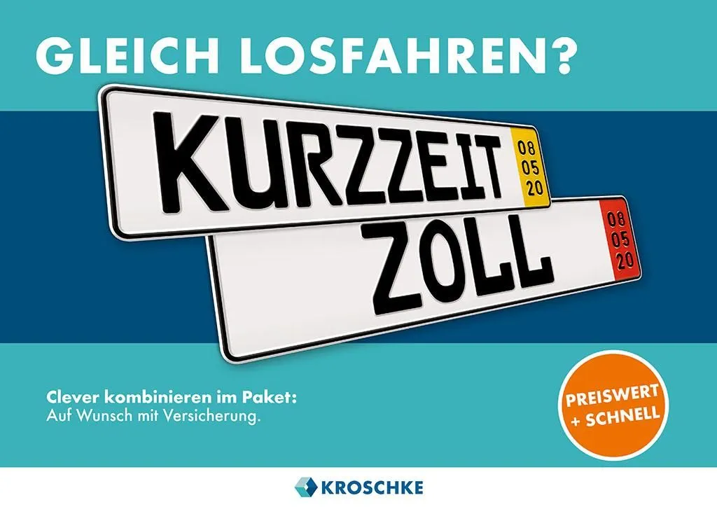Unternehmen 1 Bild KFZ ZULASSUNGEN UND KENNZEICHEN KROSCHKE