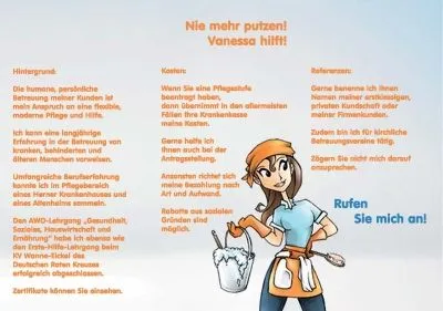 Unternehmen 1 Bild NIE MEHR PUTZEN! - VANESSA HILFT! - VANESSA BUDDE