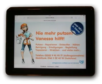 Unternehmen 2 Bild NIE MEHR PUTZEN! - VANESSA HILFT! - VANESSA BUDDE