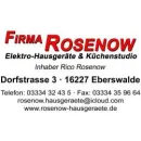 FIRMA ROSENOW ELEKTRO-HAUSGERÄTE & KÜCHENSTUDIO Service & Dienstleistung am Eberswalde BB